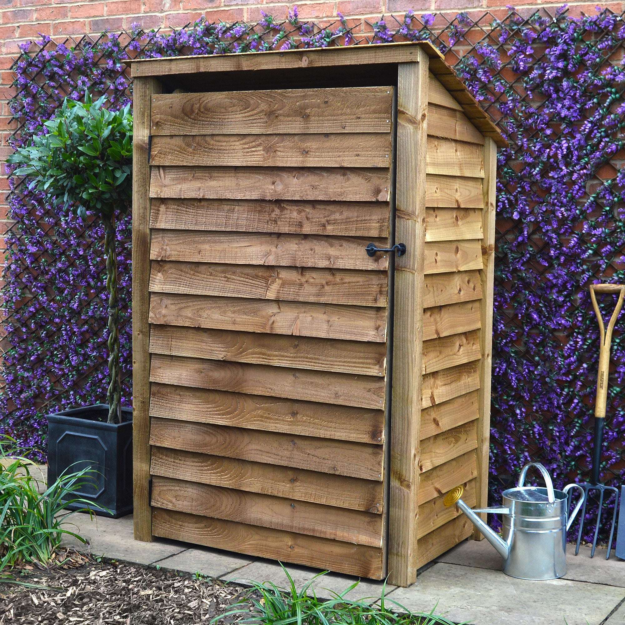 Rutland Country Greetham Log Store With Door - 6ft:Rutland County,Exceptional Garden