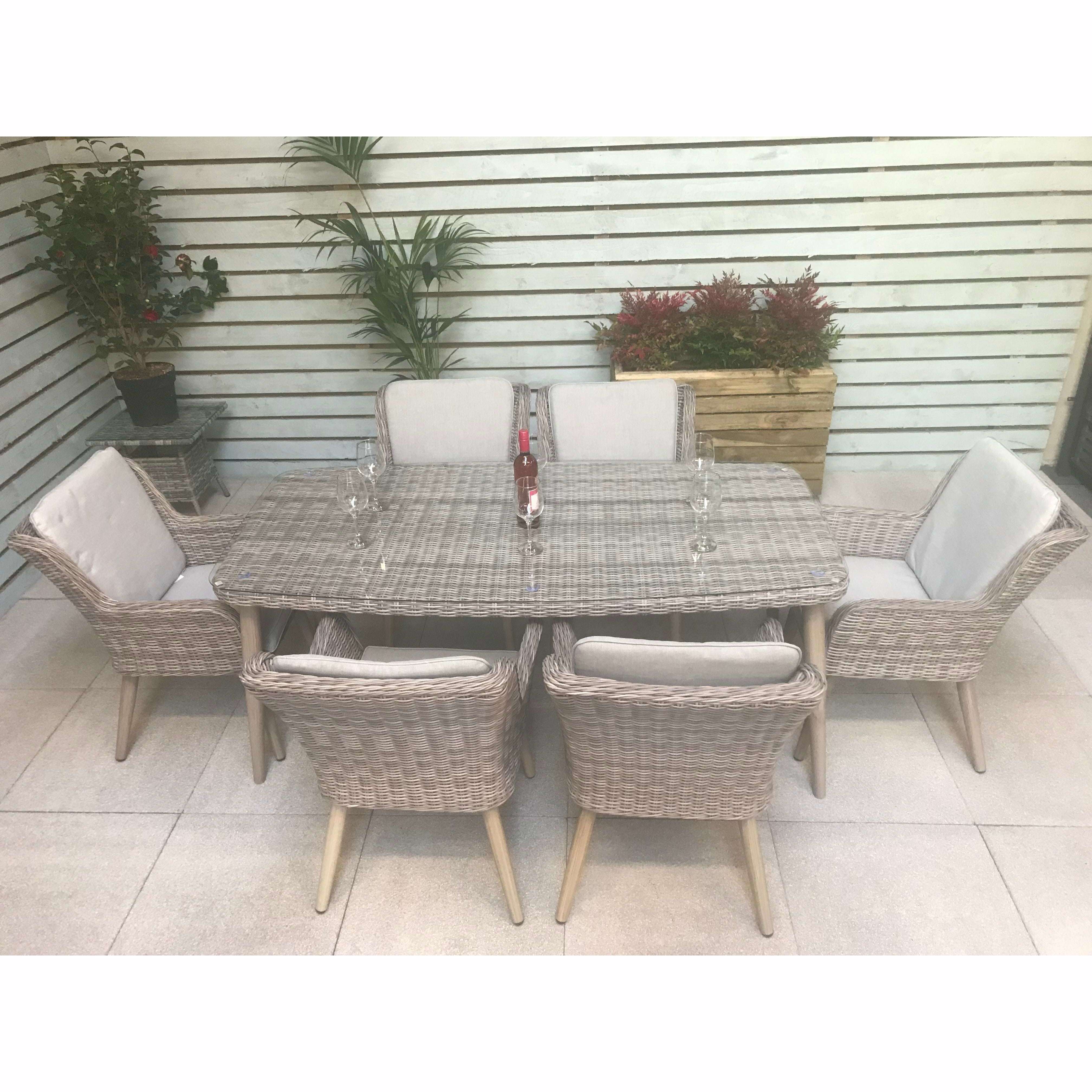 Exceptional Garden:Signature Weave Danielle 6-Seater Dining Set